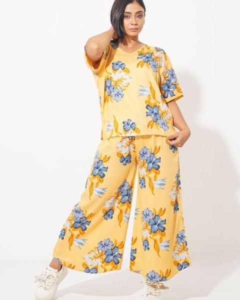 Women's Printed Two Piece Set WTBS002