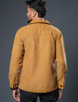 Men’s Sand Brown Corduroy Jacket – MCJ002