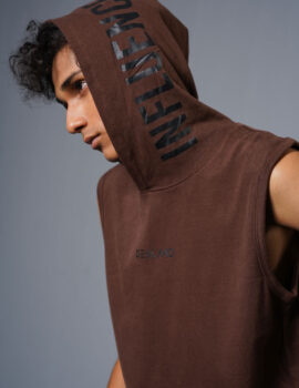 Men’s Coffee Tank Top Hoodie – MTTH004