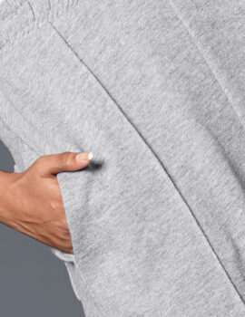 Women’s Grey Mélange Baggy Trouser BTT002