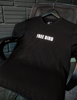 Oversized T-shirt Black Bird OTB010