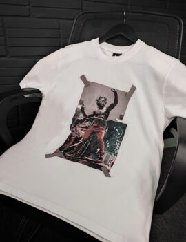 Oversized T-shirt Iskate White OTI008