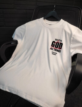 Oversized T-shirt God White OTG004