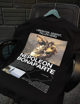 Oversized Black T-shirt Nepoleon OTN013