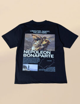 Oversized Black T-shirt Nepoleon OTN013