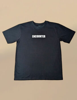 Oversized T-shirt Encounter Black OTE001