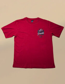 Oversized T-shirt God Maroon OTG006