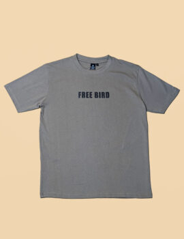 Oversized T-shirt Beige Bird OTB011