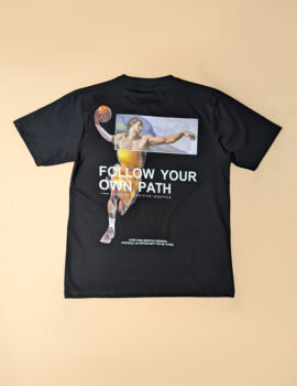 Oversized T-shirt Black Bird OTB010