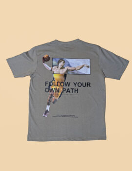 Oversized T-shirt Beige Bird OTB011