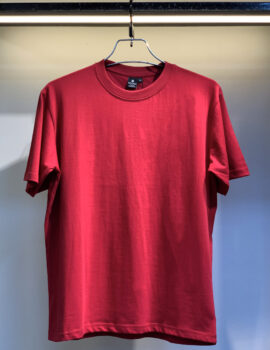 Oversized Solid T-shirt Maroon OSTM001