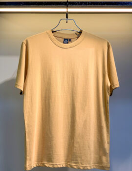 Oversized Solid T-shirt Biscuit OSTB002