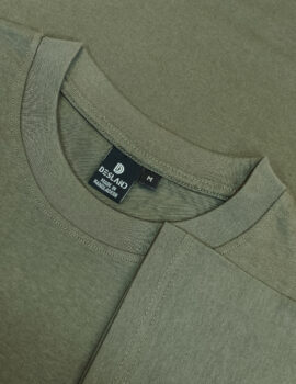 Oversized Solid T-shirt Olive OSTO005