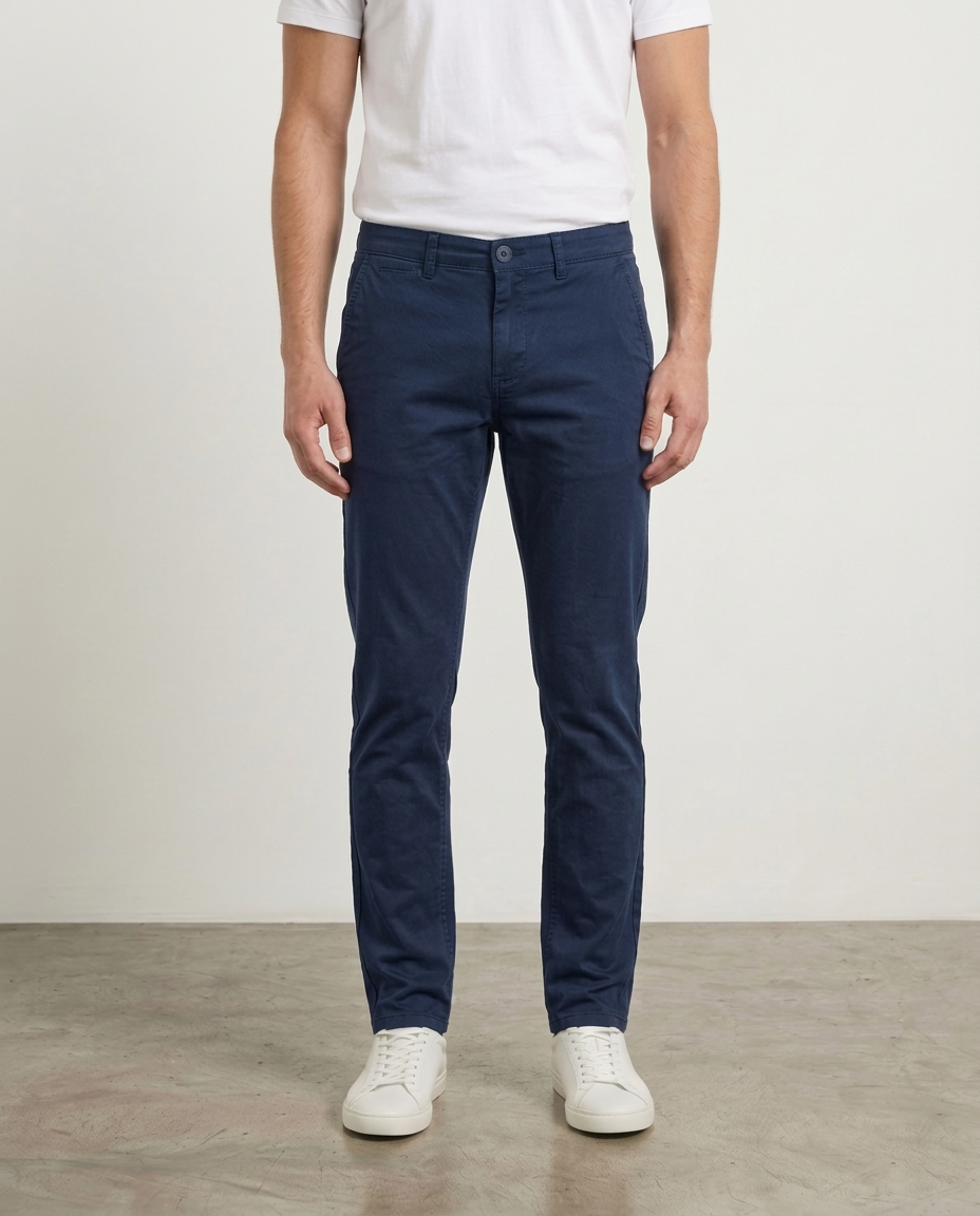 Men’s Twill Pant Premium Navy Slim Fit Men’s Twill Pant