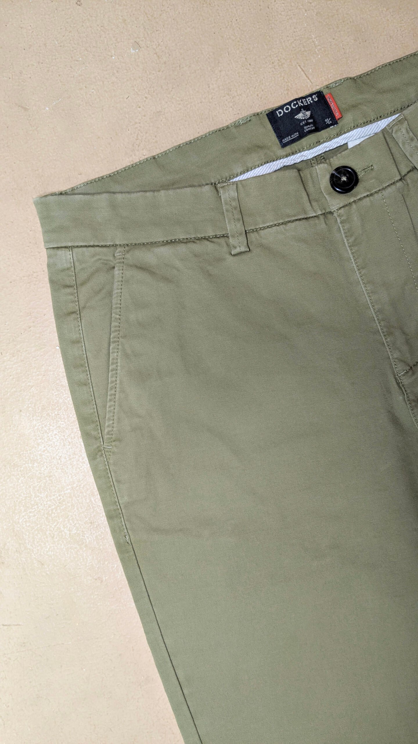 Men’s Twill Pant Premium Olive Slim Fit Men’s Twill Pant